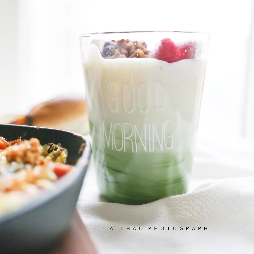 美美哒！大麦若叶mix酸奶的做法