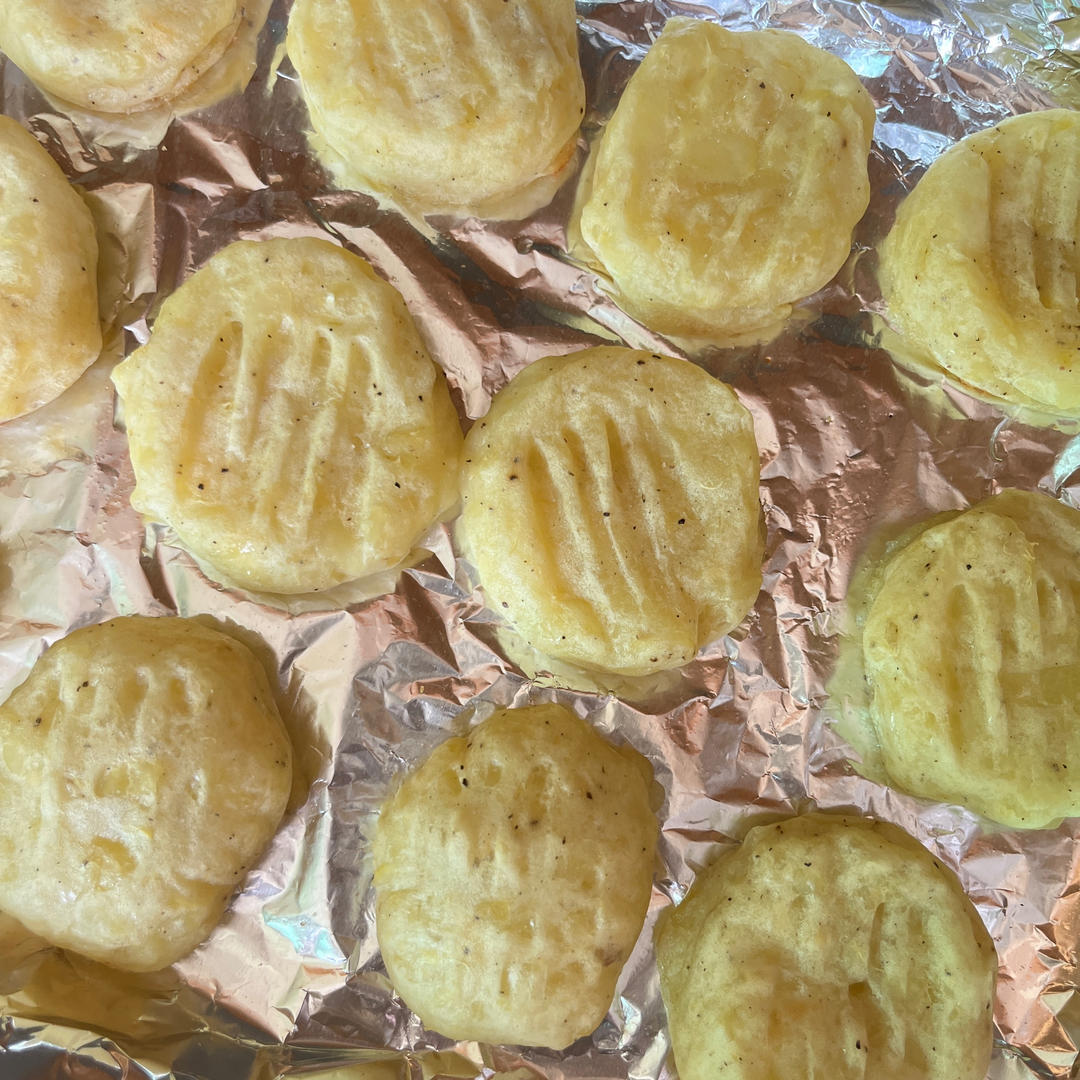 土豆的神仙吃法！免油炸脆脆薯饼