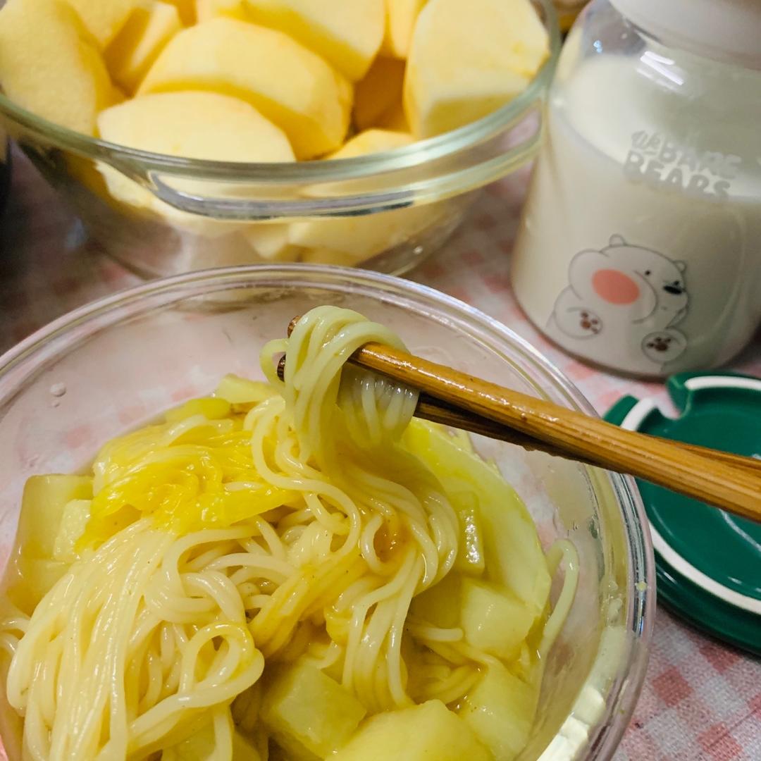 超简单的土豆咖喱面