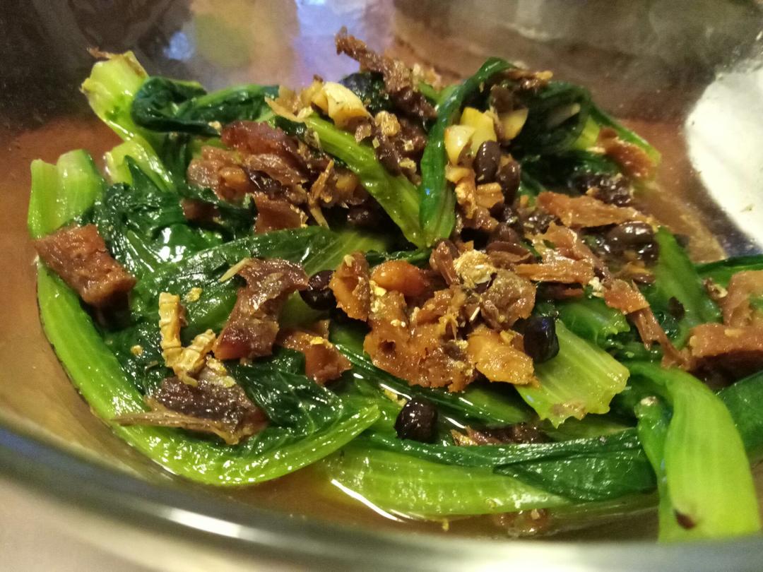 豆豉鲮鱼油麦菜
