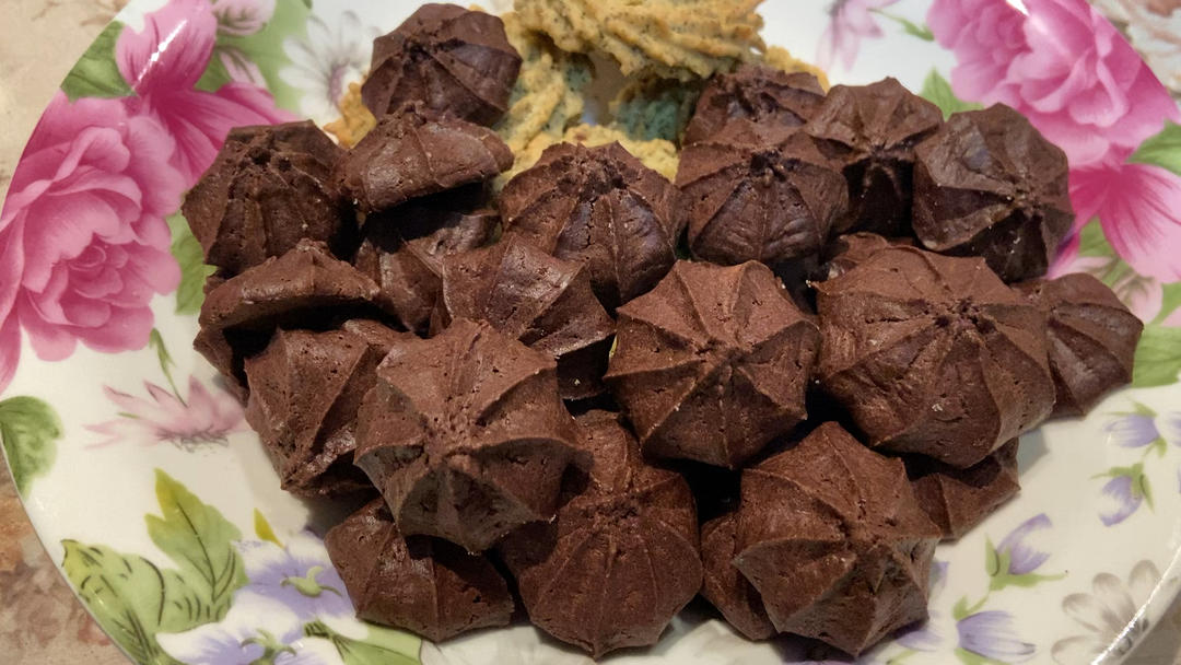 新年零食～零失败巧克力可可脆片小饼干