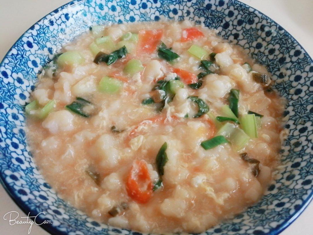 西红柿鸡蛋疙瘩汤