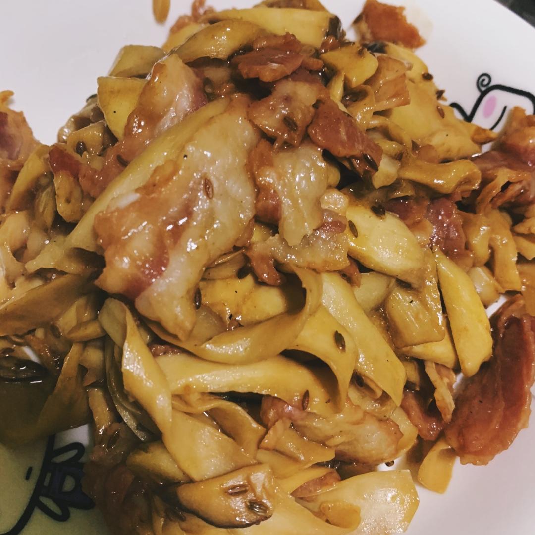 绝对美味的孜然杏鲍菇