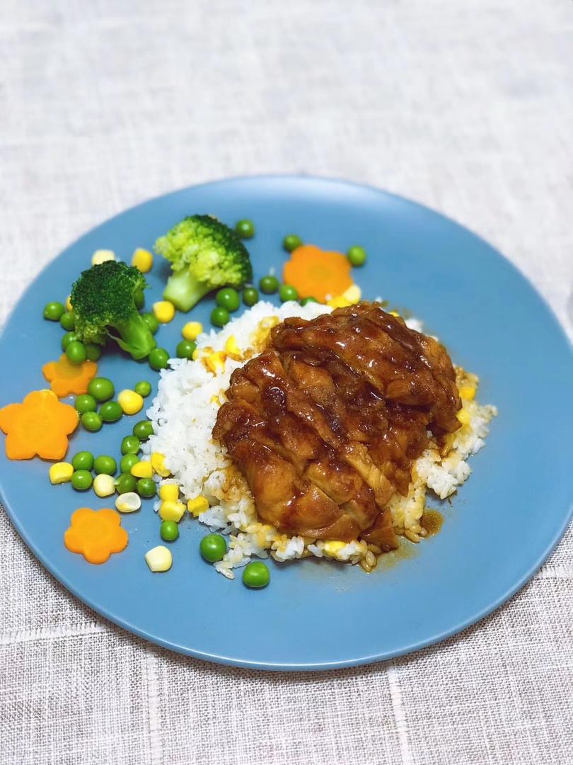 照烧鸡腿饭