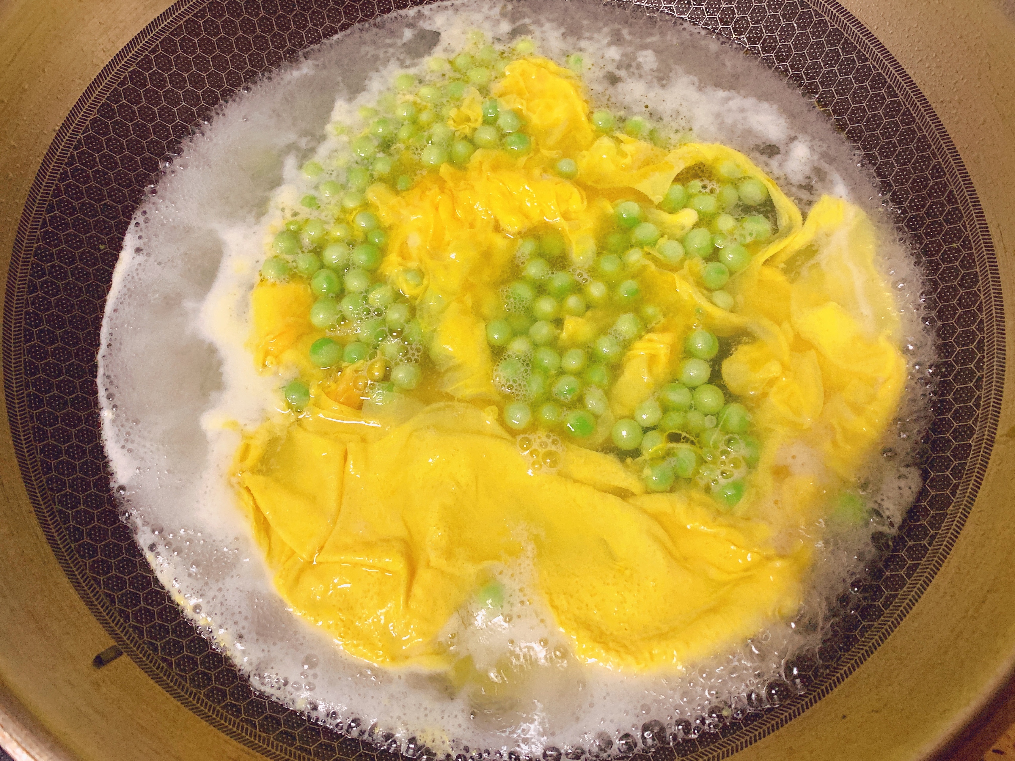 豌豆蛋花汤的做法