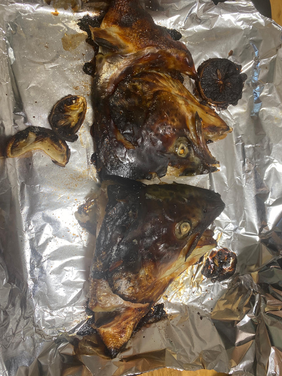 日式盐烤三文鱼头【北鼎烤箱食谱】