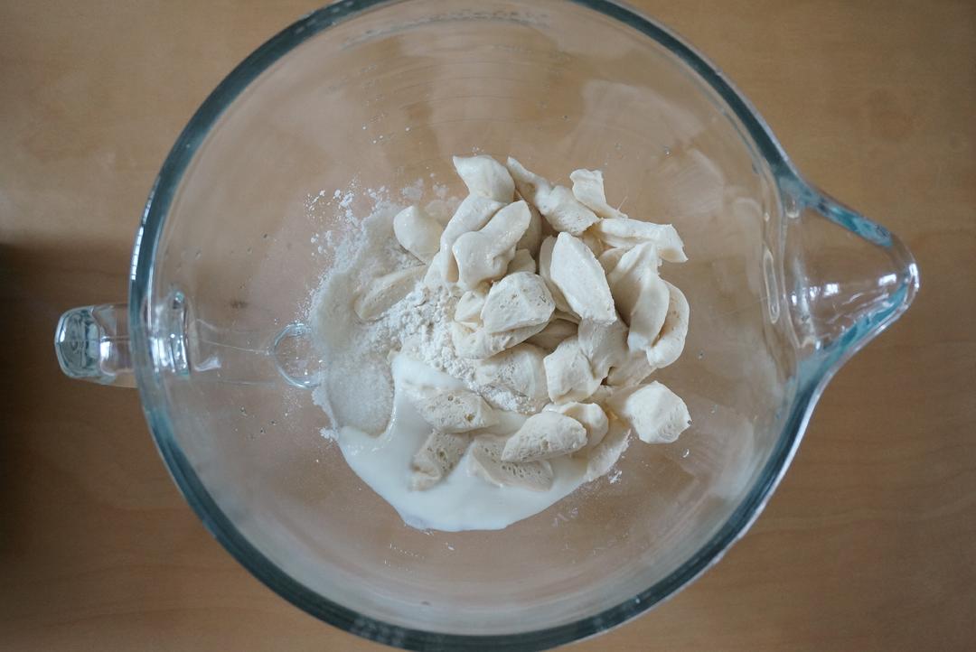 纯奶手撕吐司的做法 步骤1