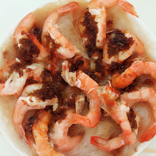 蒜蓉粉丝蒸虾