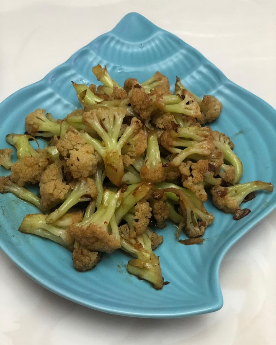 素烧菜花
