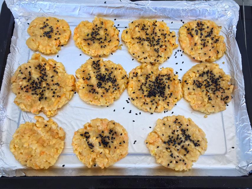 南瓜丁丁桃酥饼干