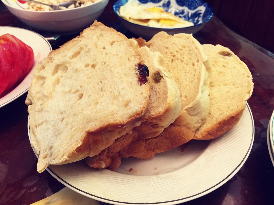 ACA面包机版葡萄干甜面包