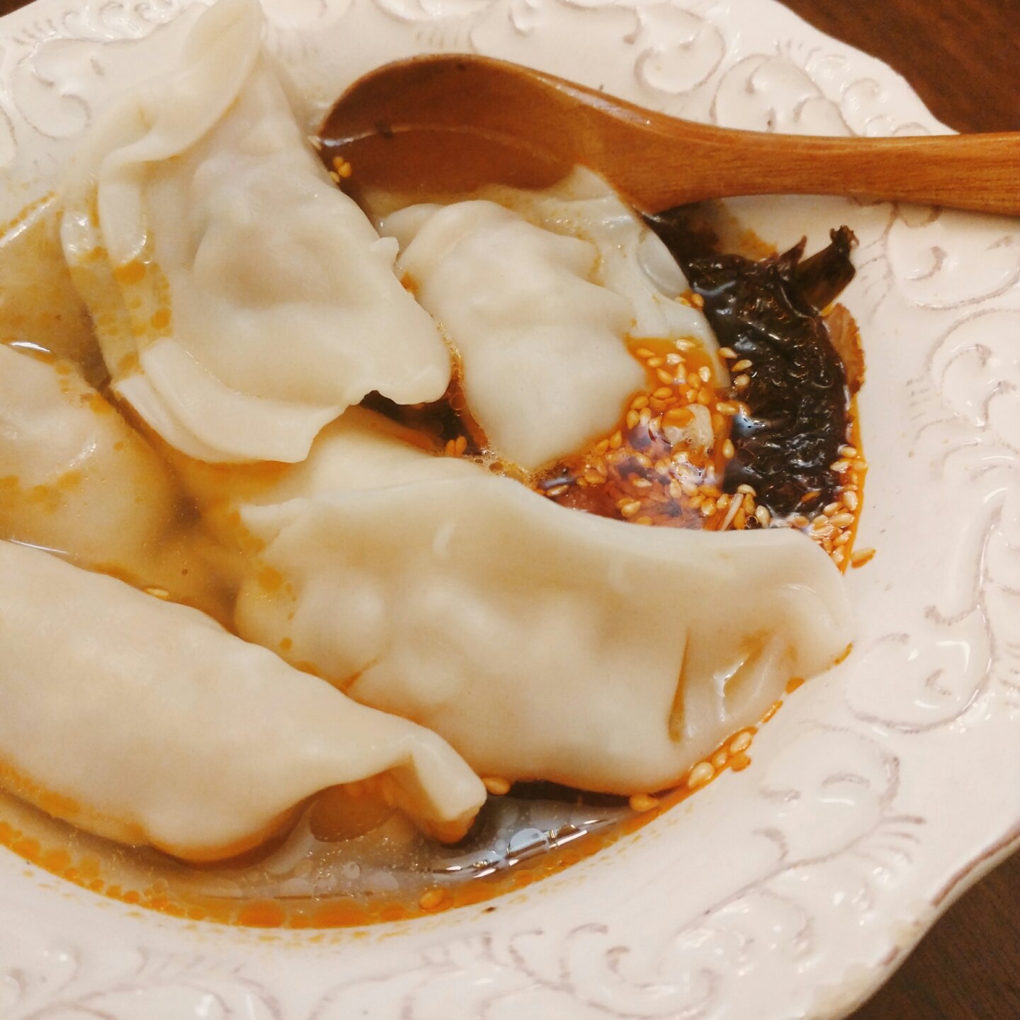 酸汤水饺