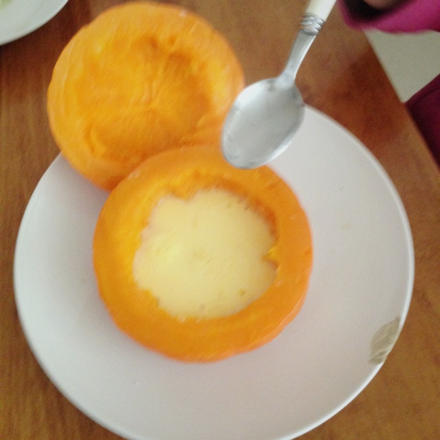 南瓜鸡蛋盅