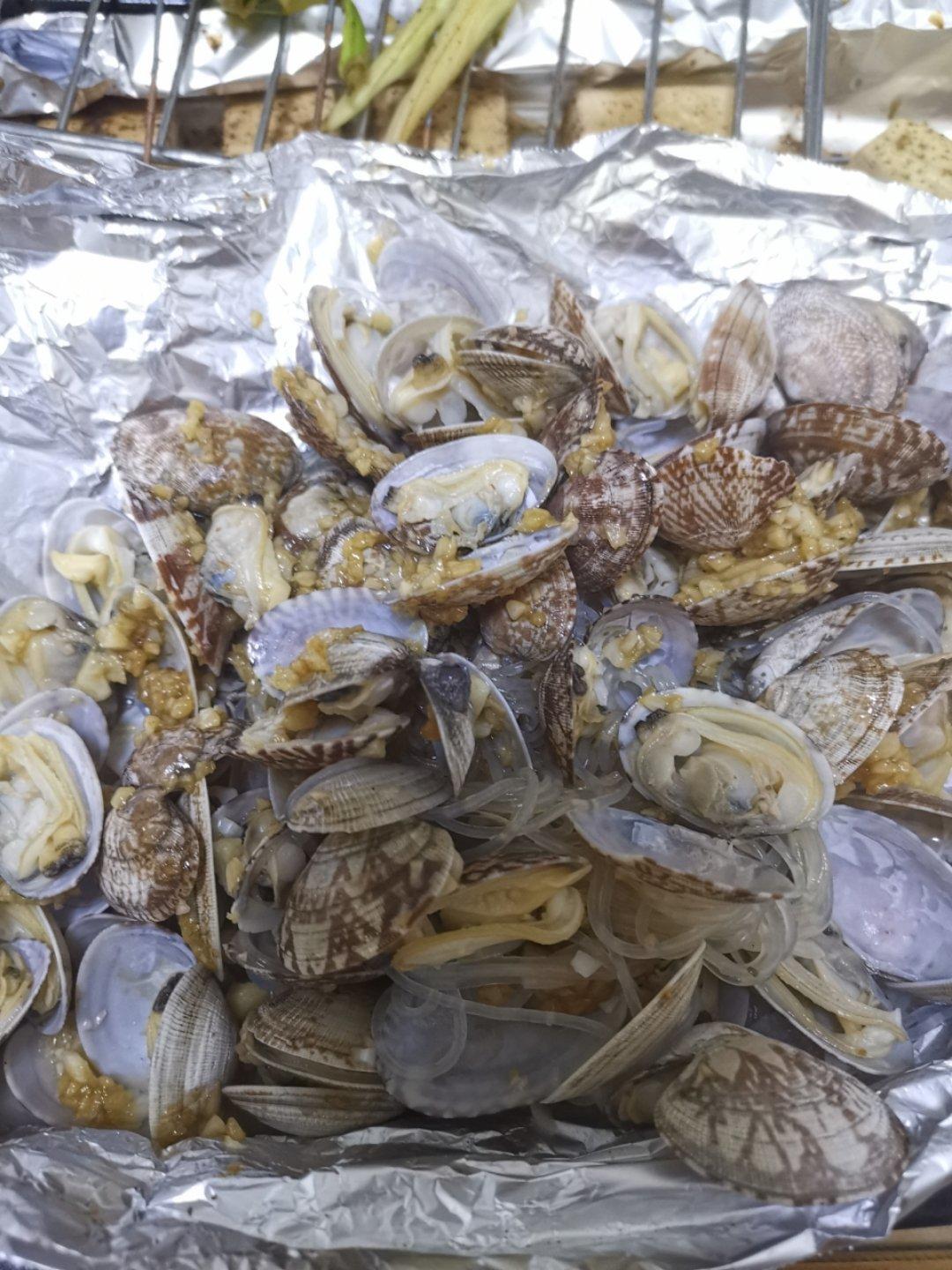 蒜蓉粉丝烤花甲虾
