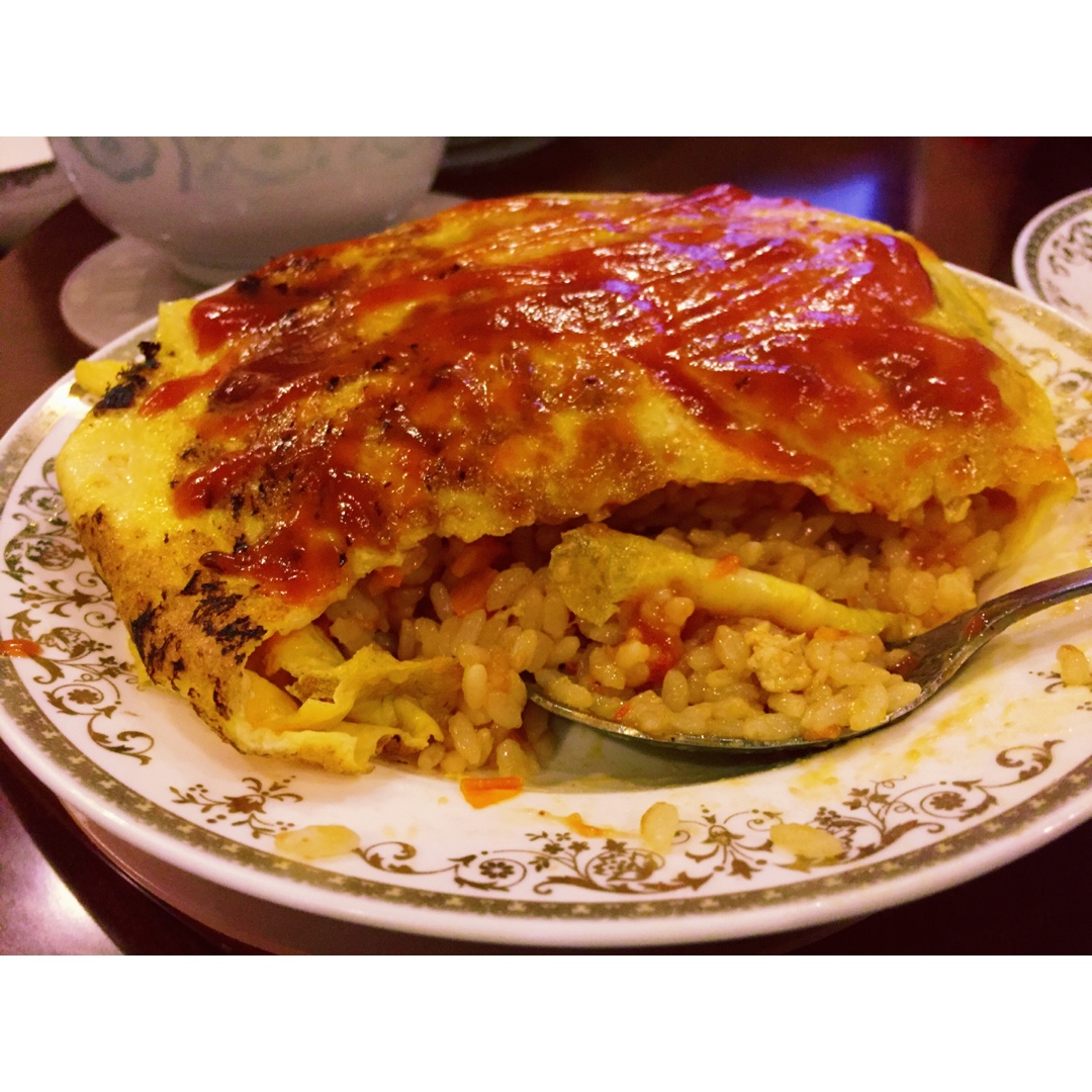 ahgsama做的蛋包饭omeletterice