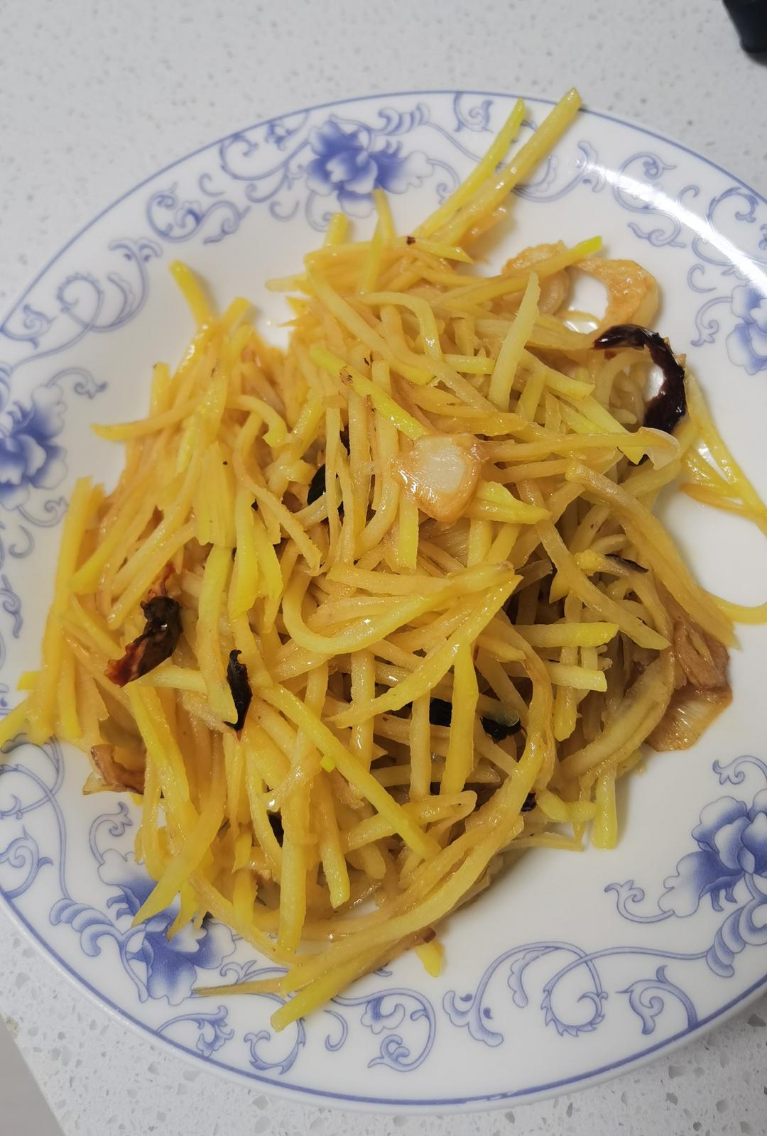 酸辣土豆丝的家常做法 超级下饭