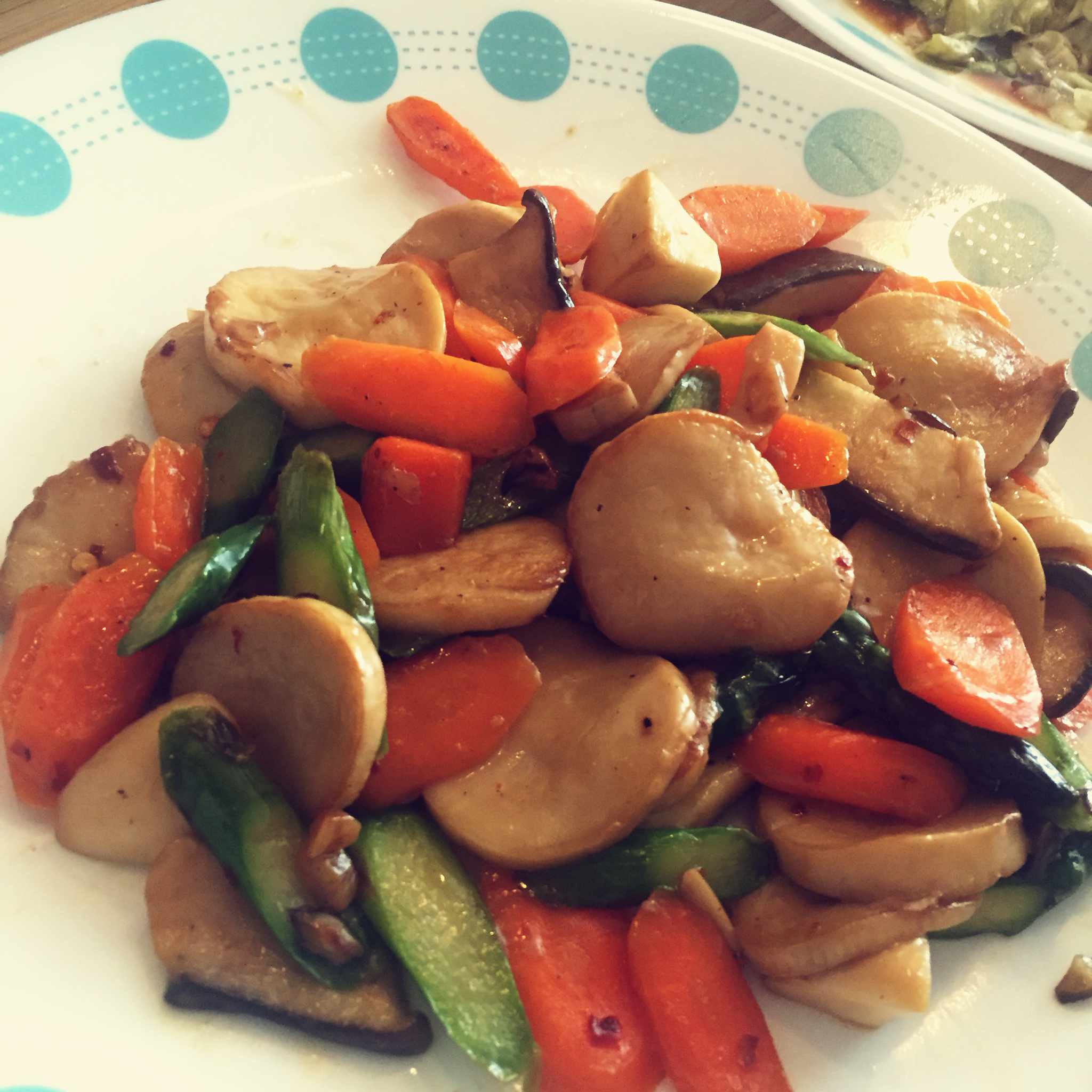 老丁的私房菜-美极杏鲍菇