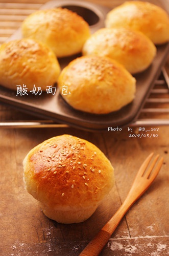 软绵绵夹馅酸奶小面包（松下面包机版）