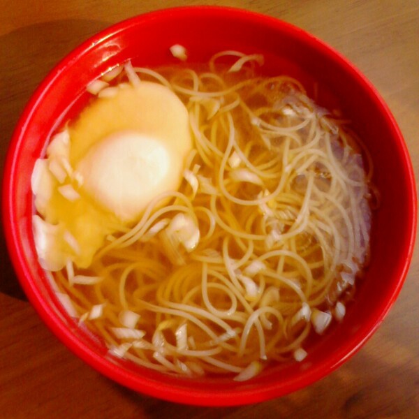 小葱麻油酱油面