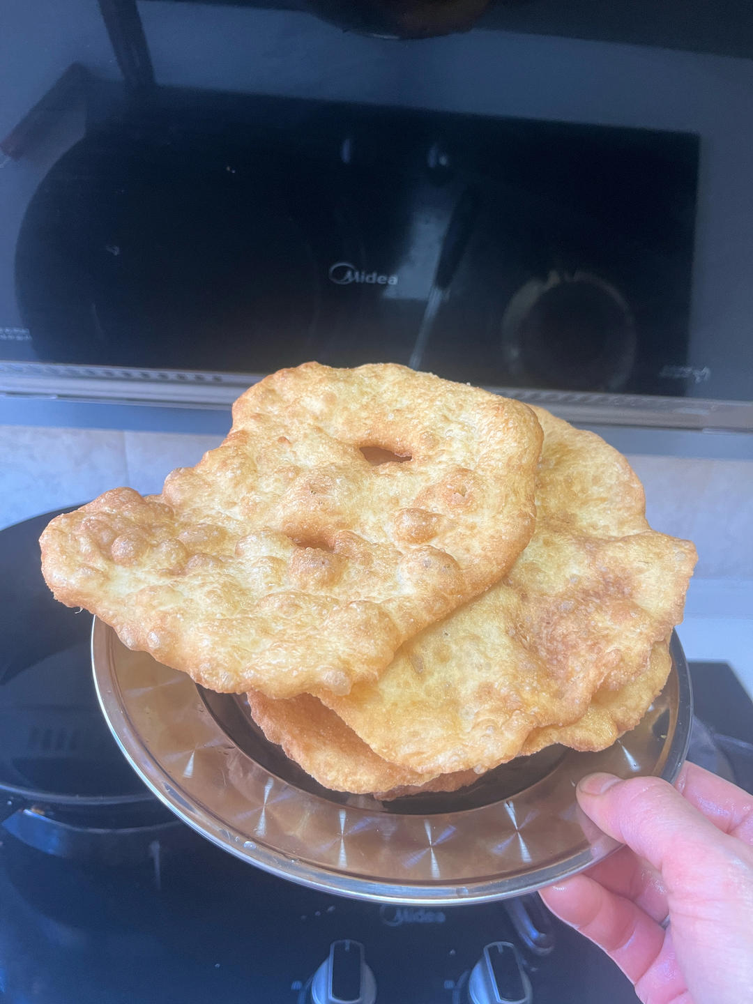 油饼夹小菜～陕西特色