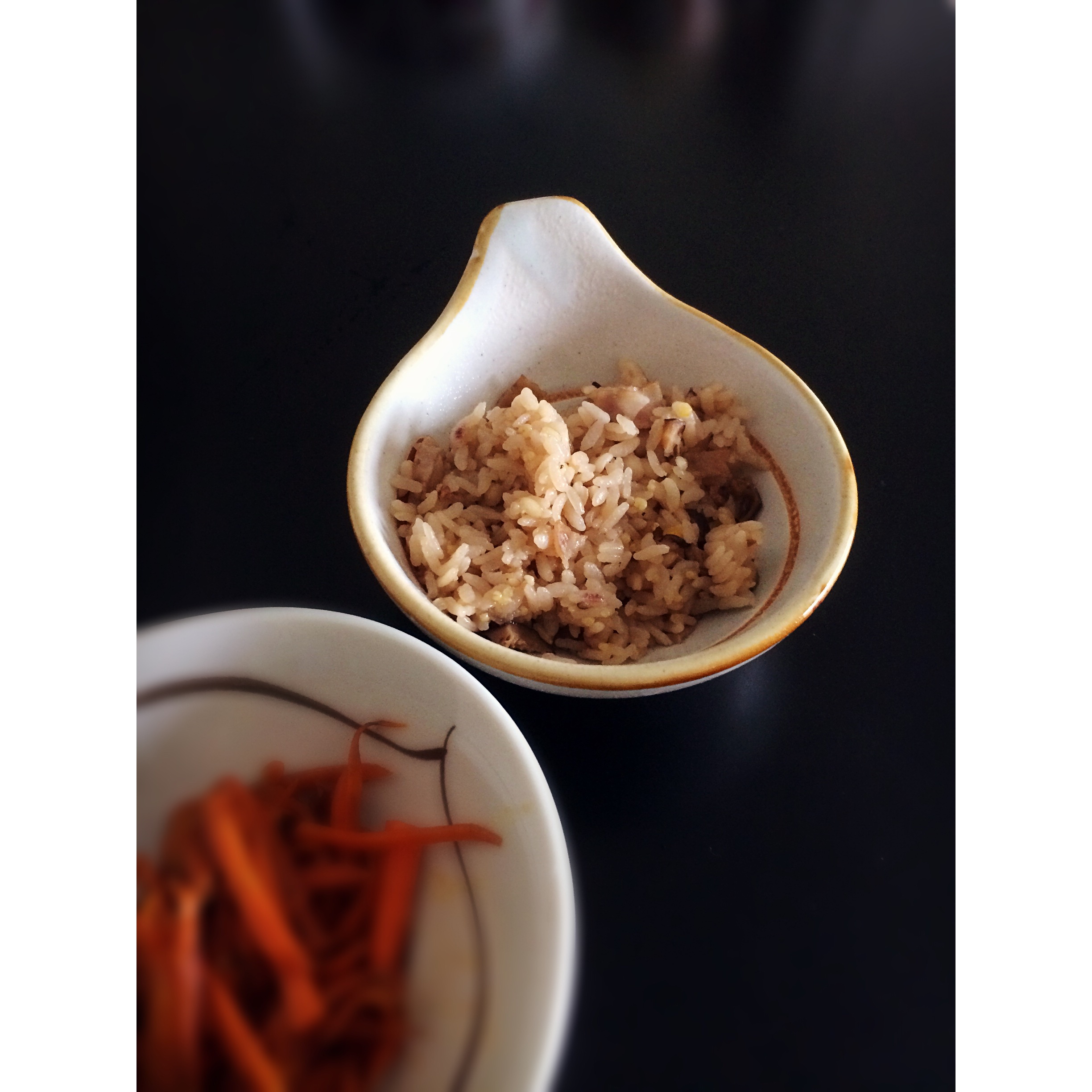 电饭锅版香菇腊肠饭