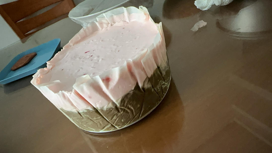 草莓抹茶巴斯克，多重口感，春日浪漫～