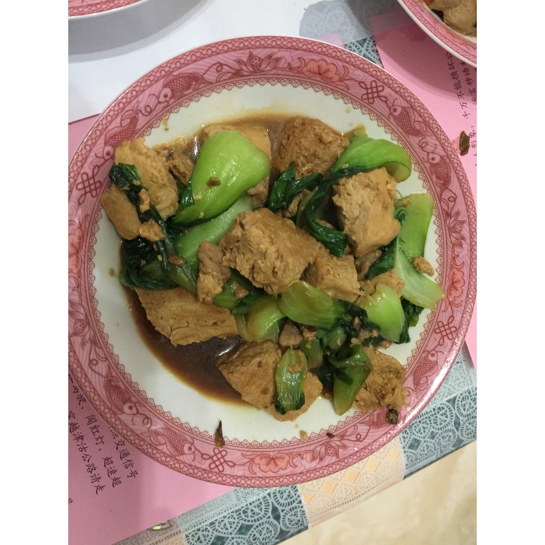 红烧冻豆腐