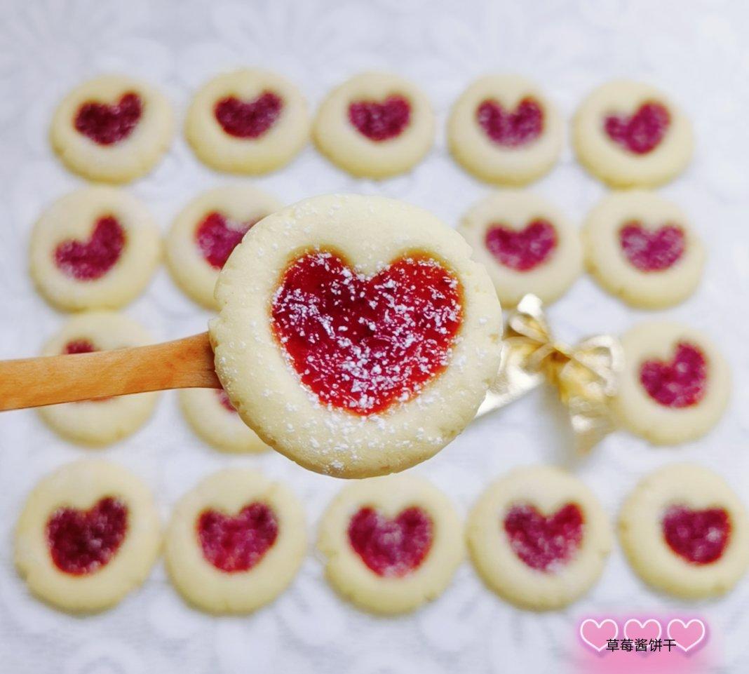 免模具|心形果酱饼干