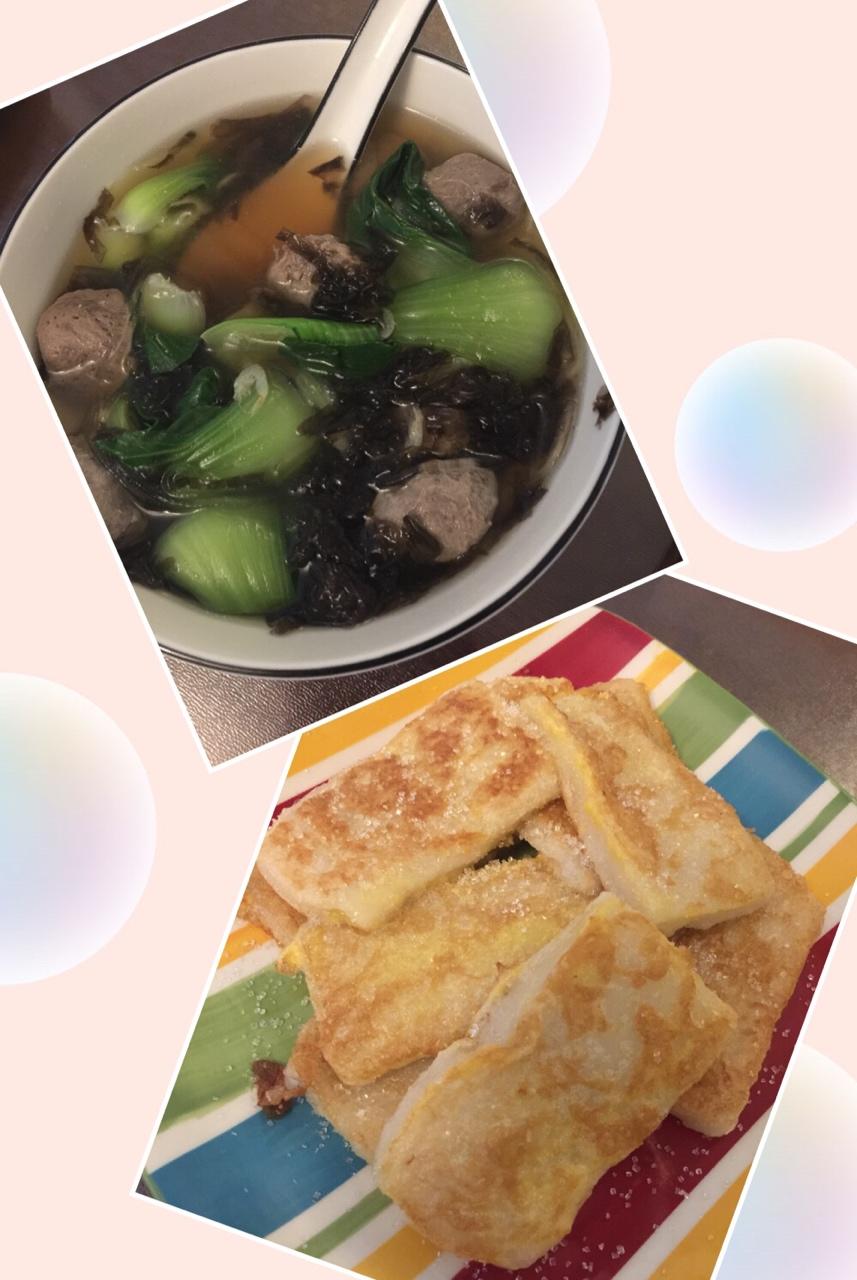 甜咸配早餐