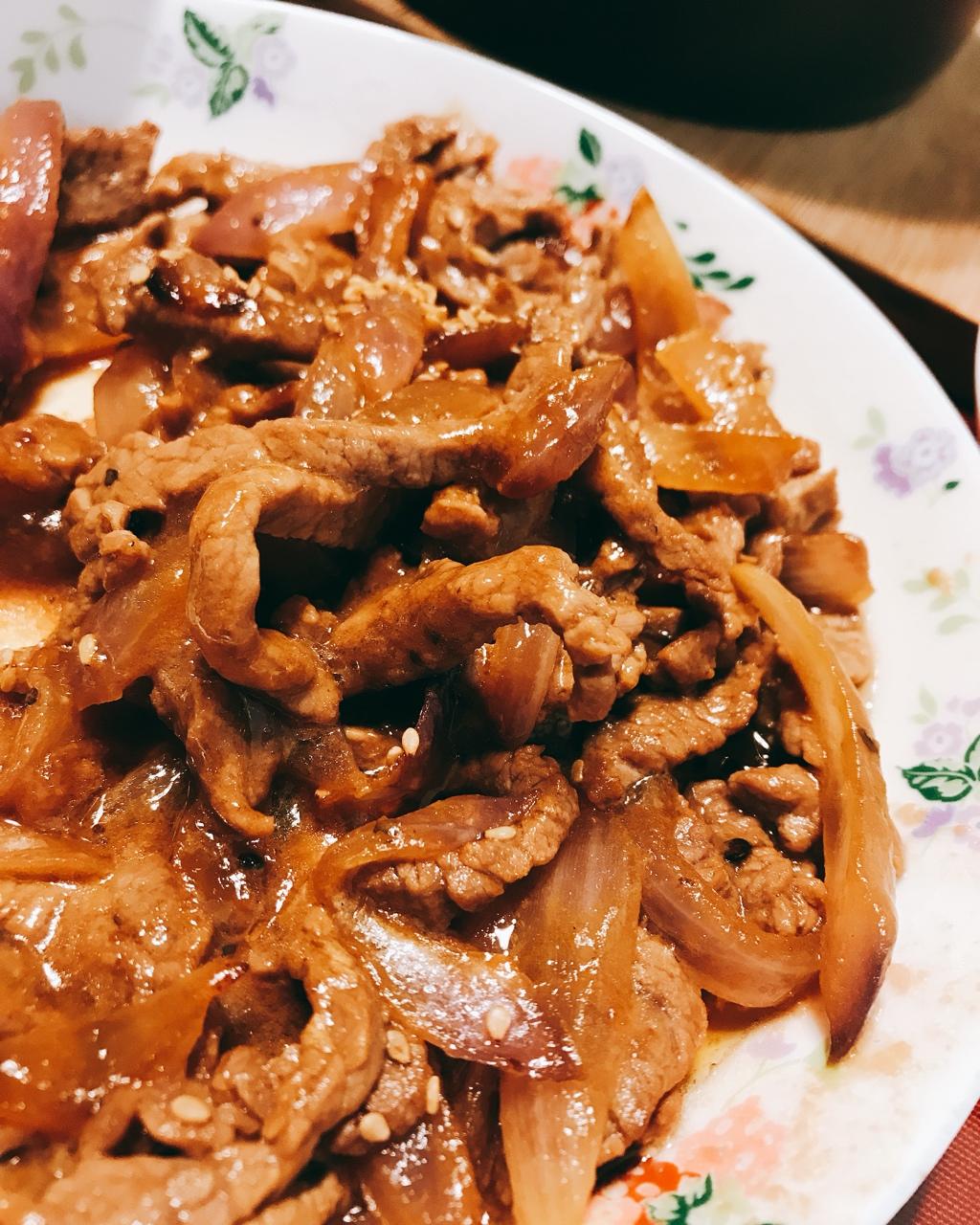 洋葱牛肉丝