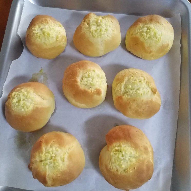 一次发酵，满屋飘香巨好吃的蒜香面包
