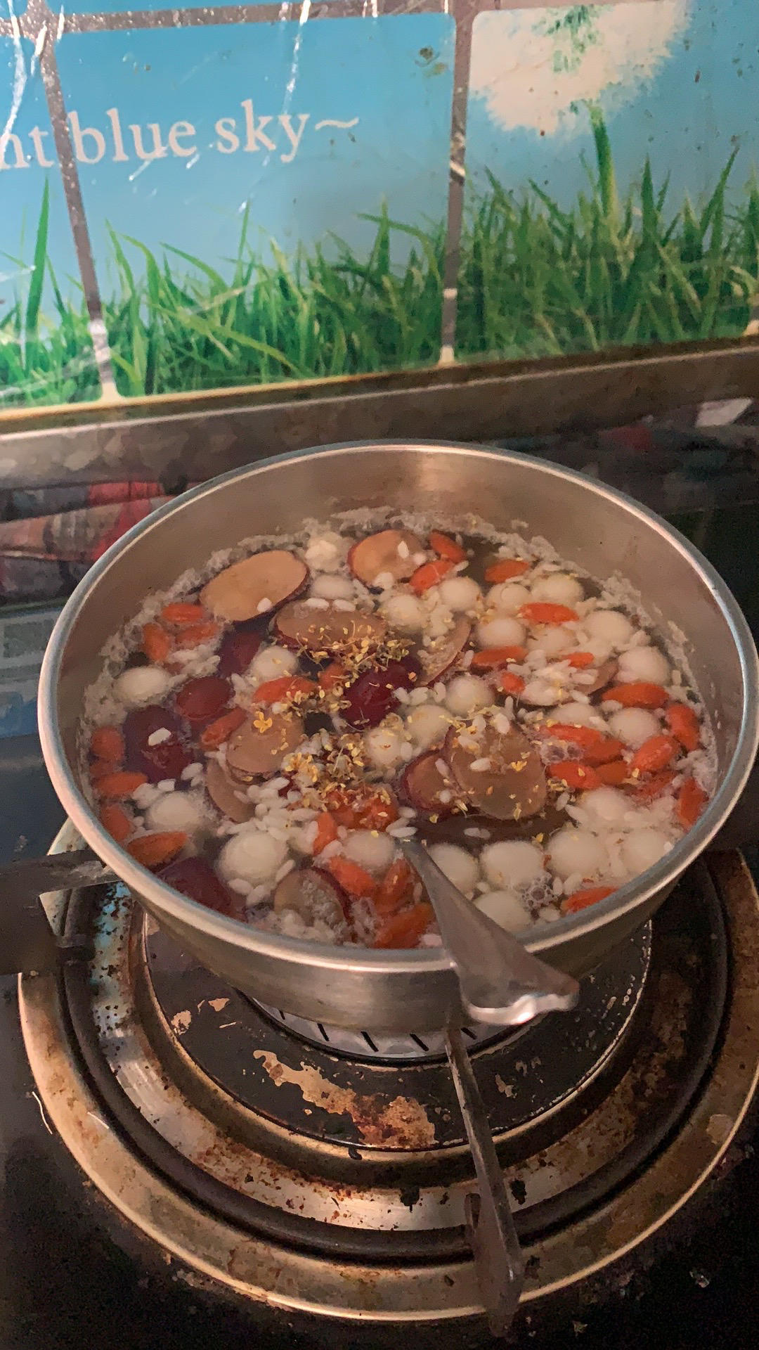 ㊙️养颜补血‼️暖宫暖胃‼️姨妈期必备的桂花酒酿红糖小圆子‼️