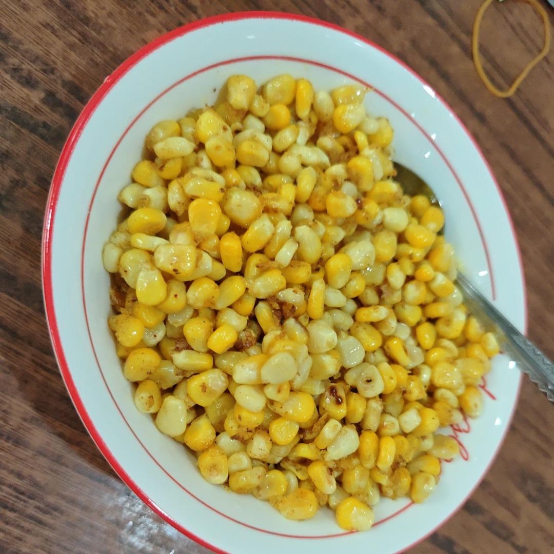 越吃越香❗️超美味的椒盐玉米粒，一学就会～