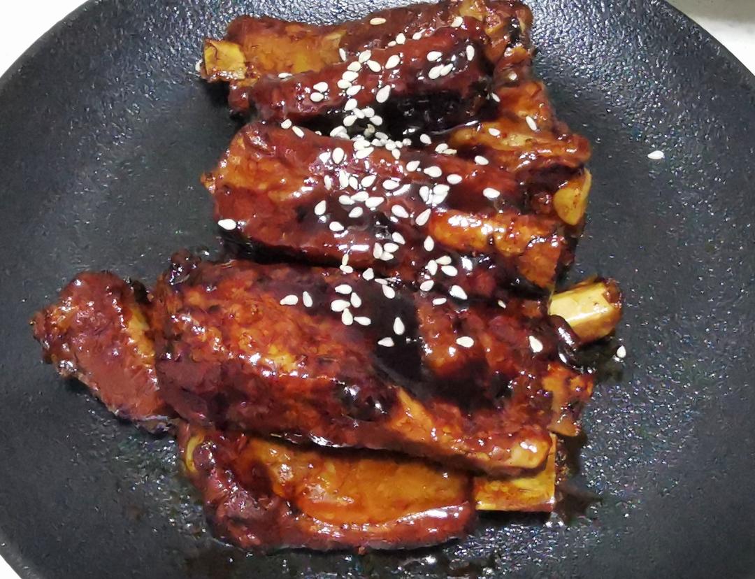 糖醋排骨（不炸不炒）的做法