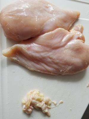 鸡胸肉馅面筋包的做法 步骤5