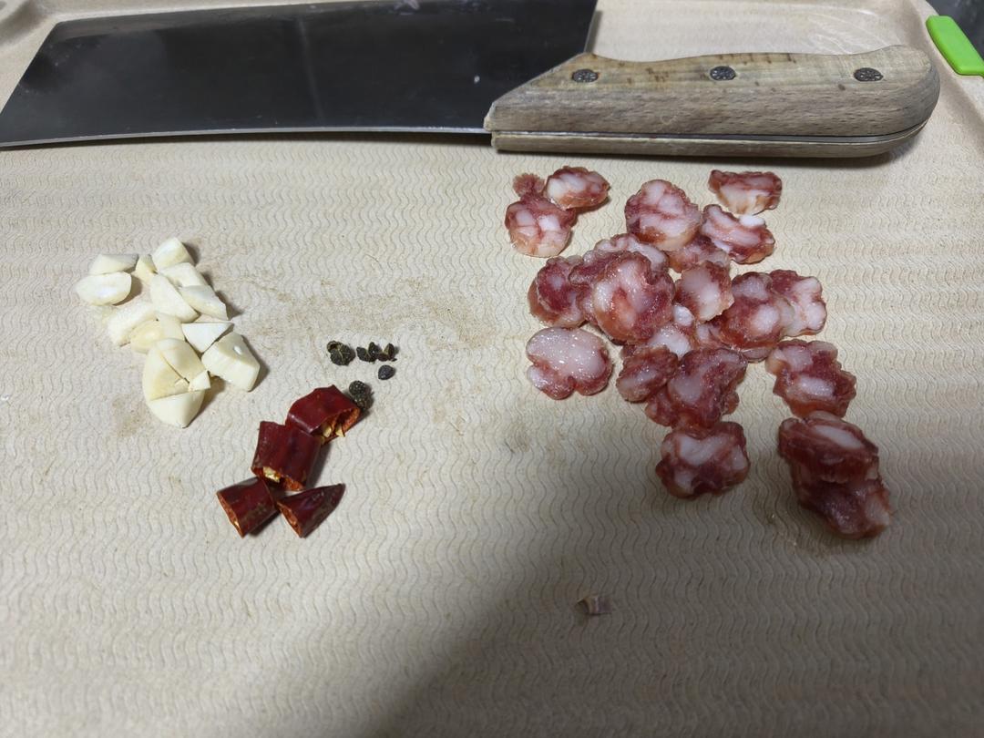 ㊙️腊味‼️四季豆炒腊肠‼️美味家常