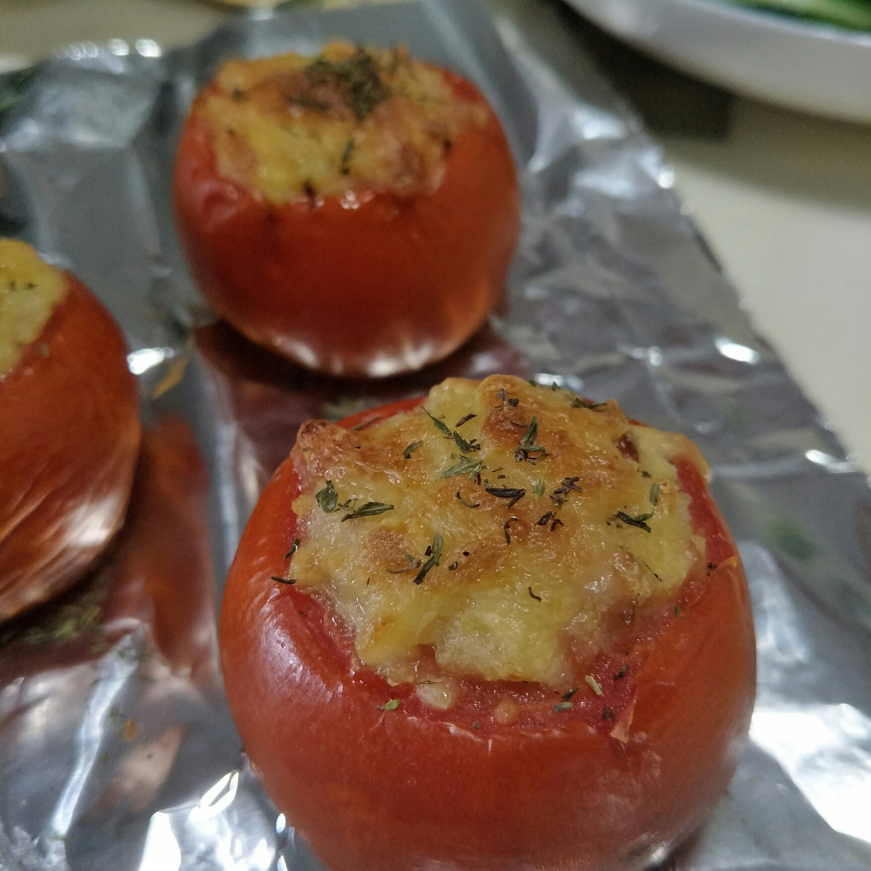 芝士土豆泥焗番茄