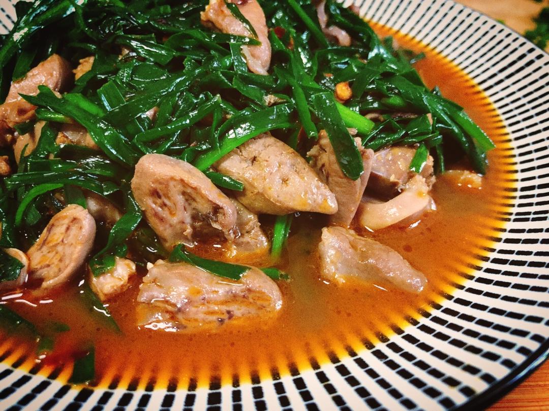 芹菜炒鸡杂