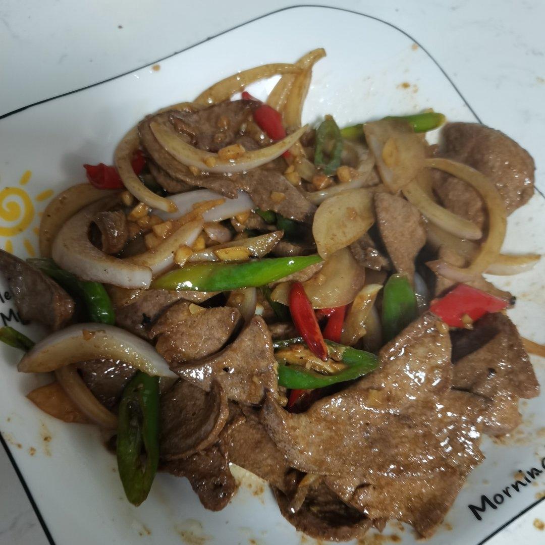 爆炒猪肝