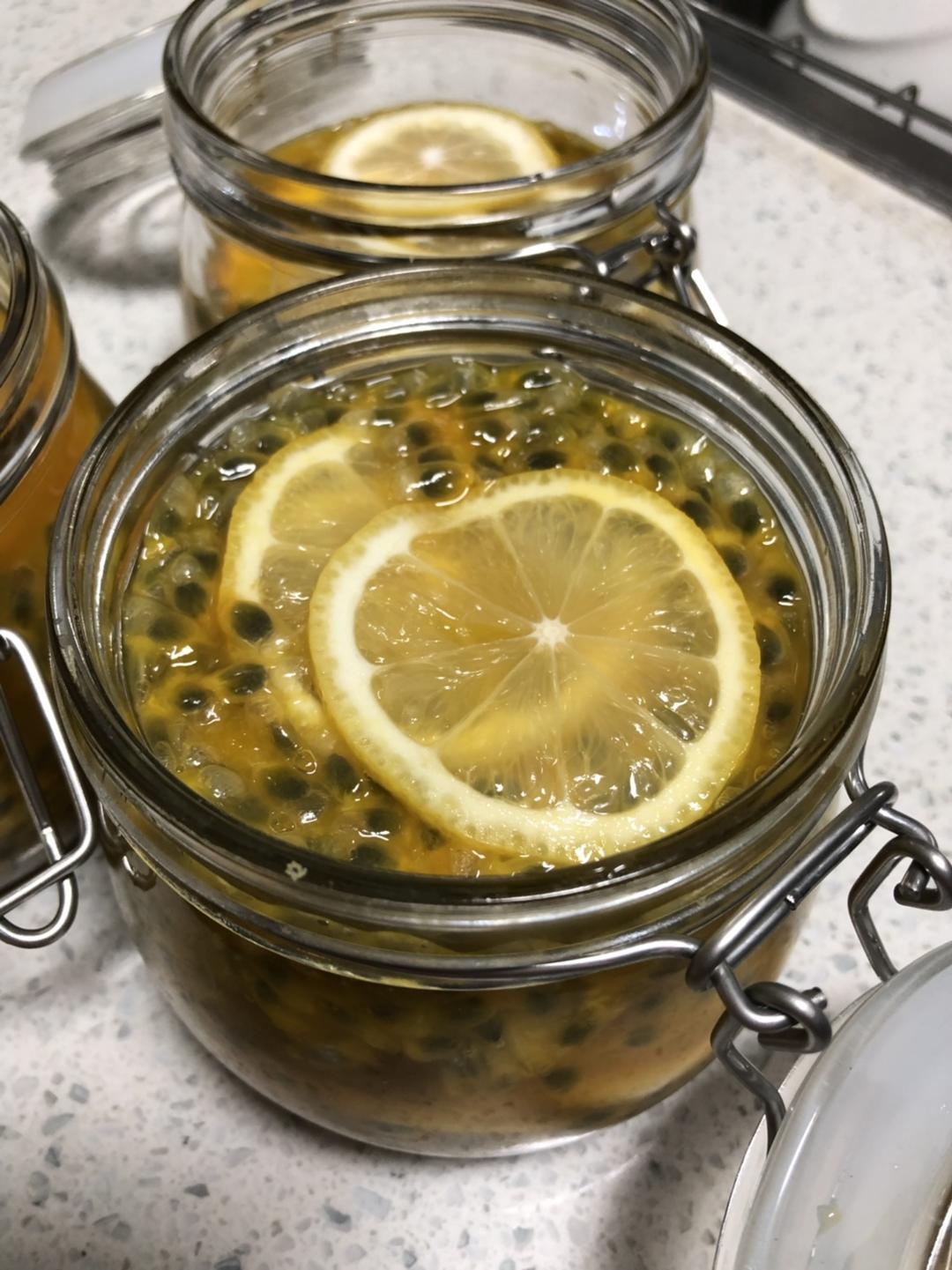 夏季特饮百香果柠檬蜜