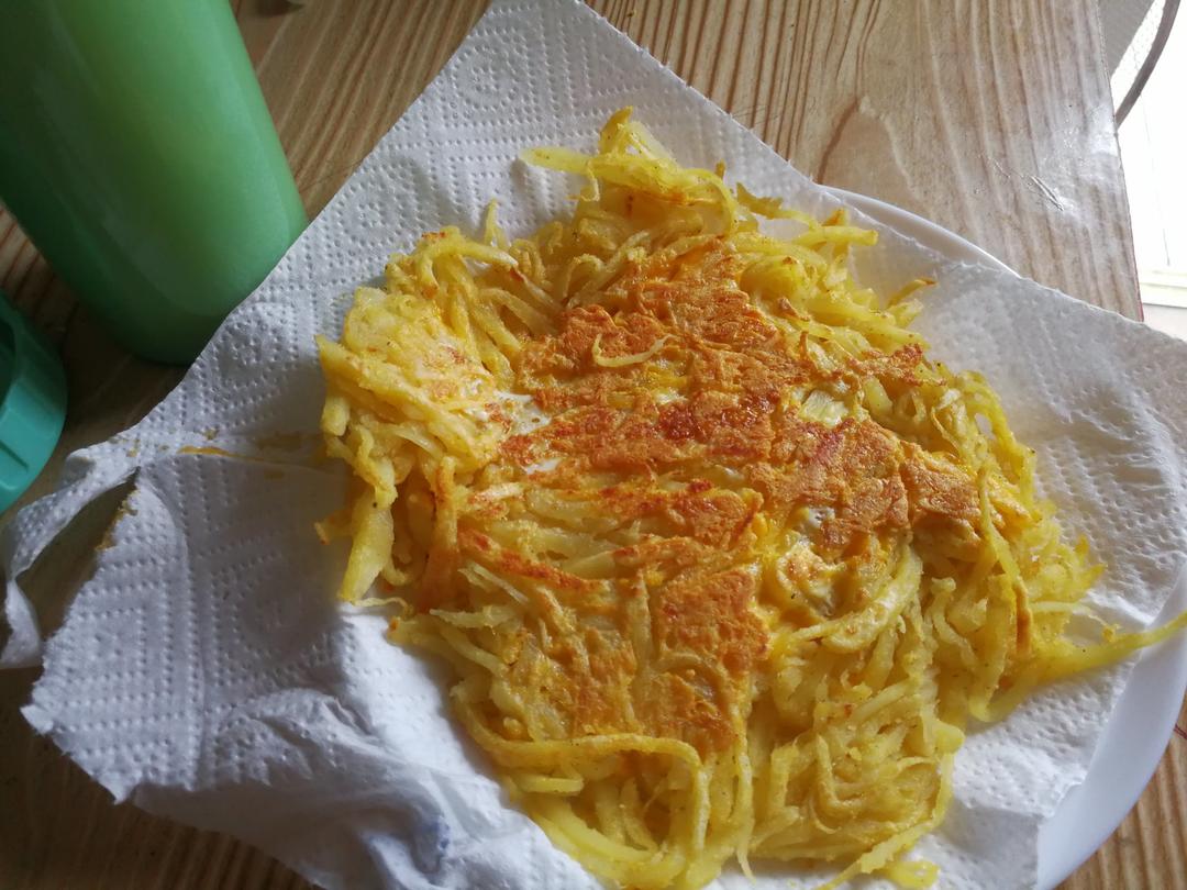 零失败胡萝卜土豆丝饼