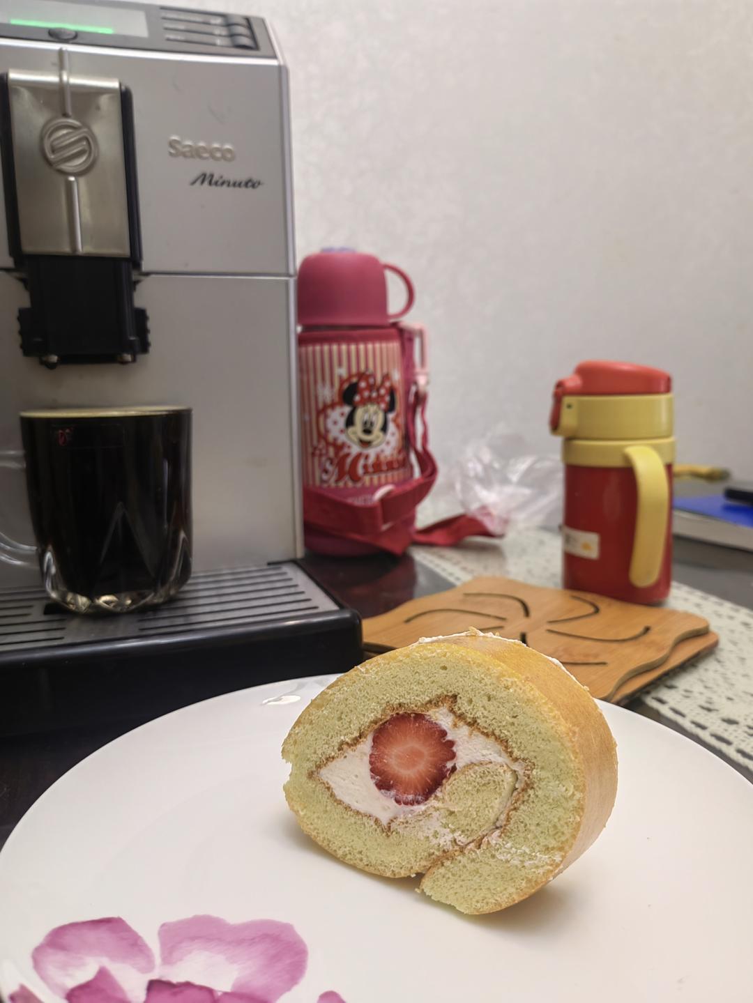 香草凤梨棉花蛋糕卷