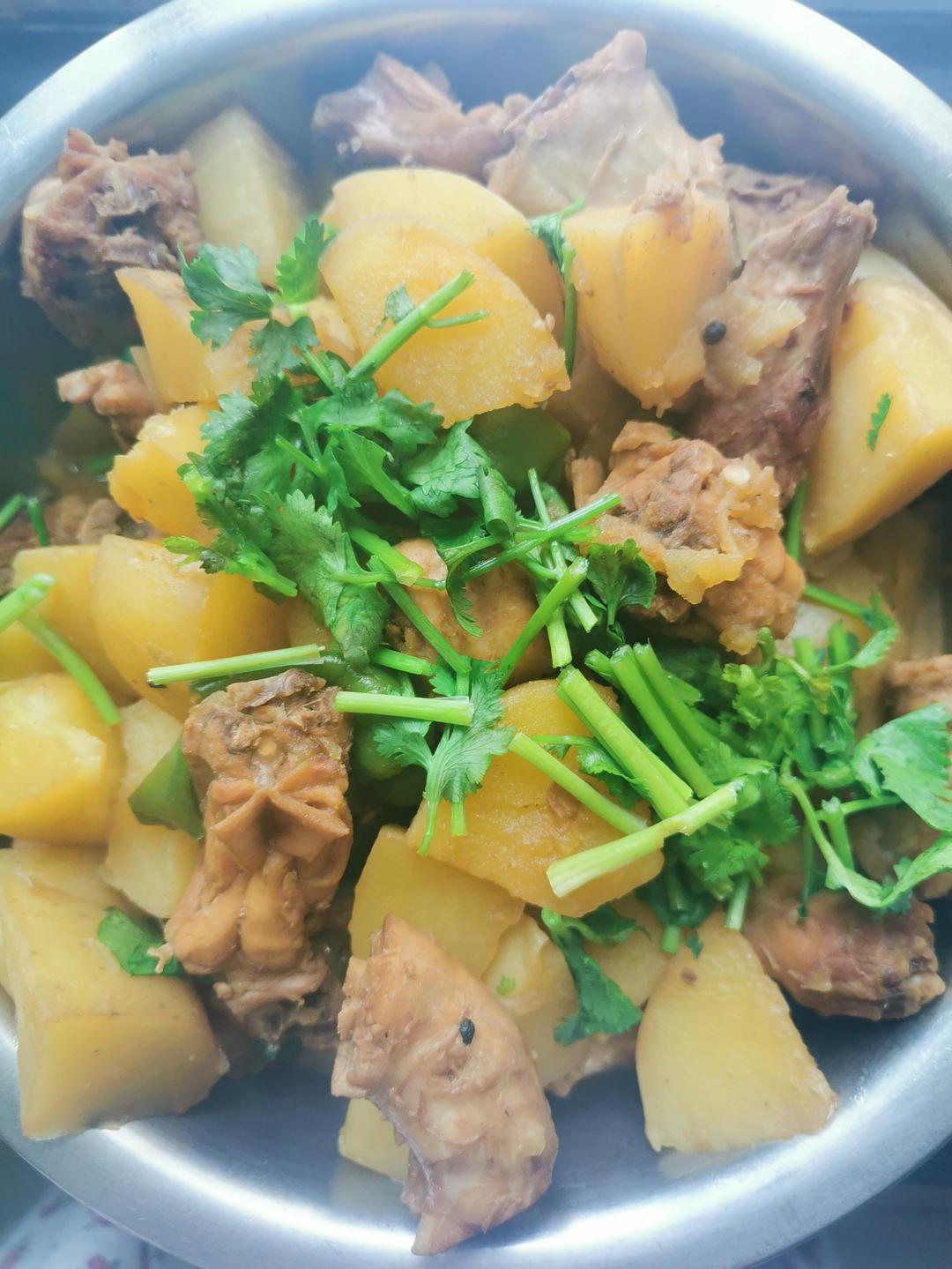 家常菜之鸡脖炖土豆