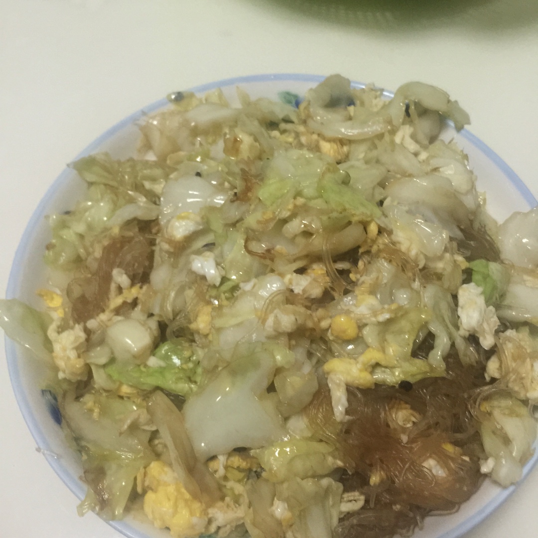 白菜炒粉丝