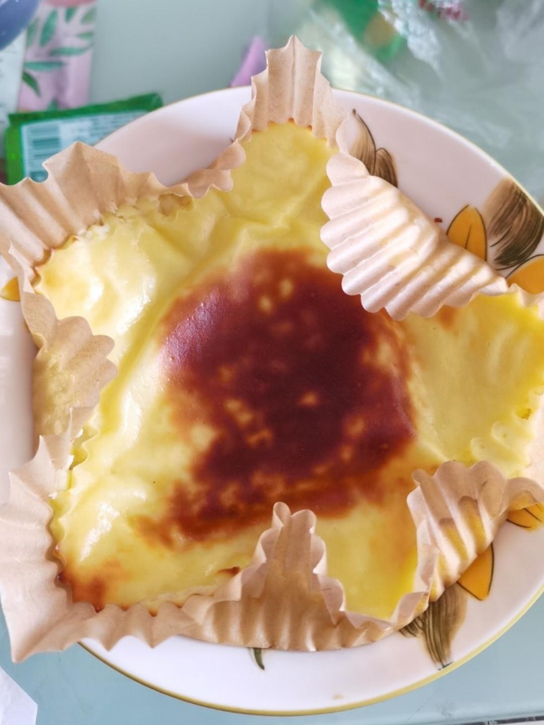 超低卡酸奶无油蛋糕，伪芝士蛋糕，空气炸锅