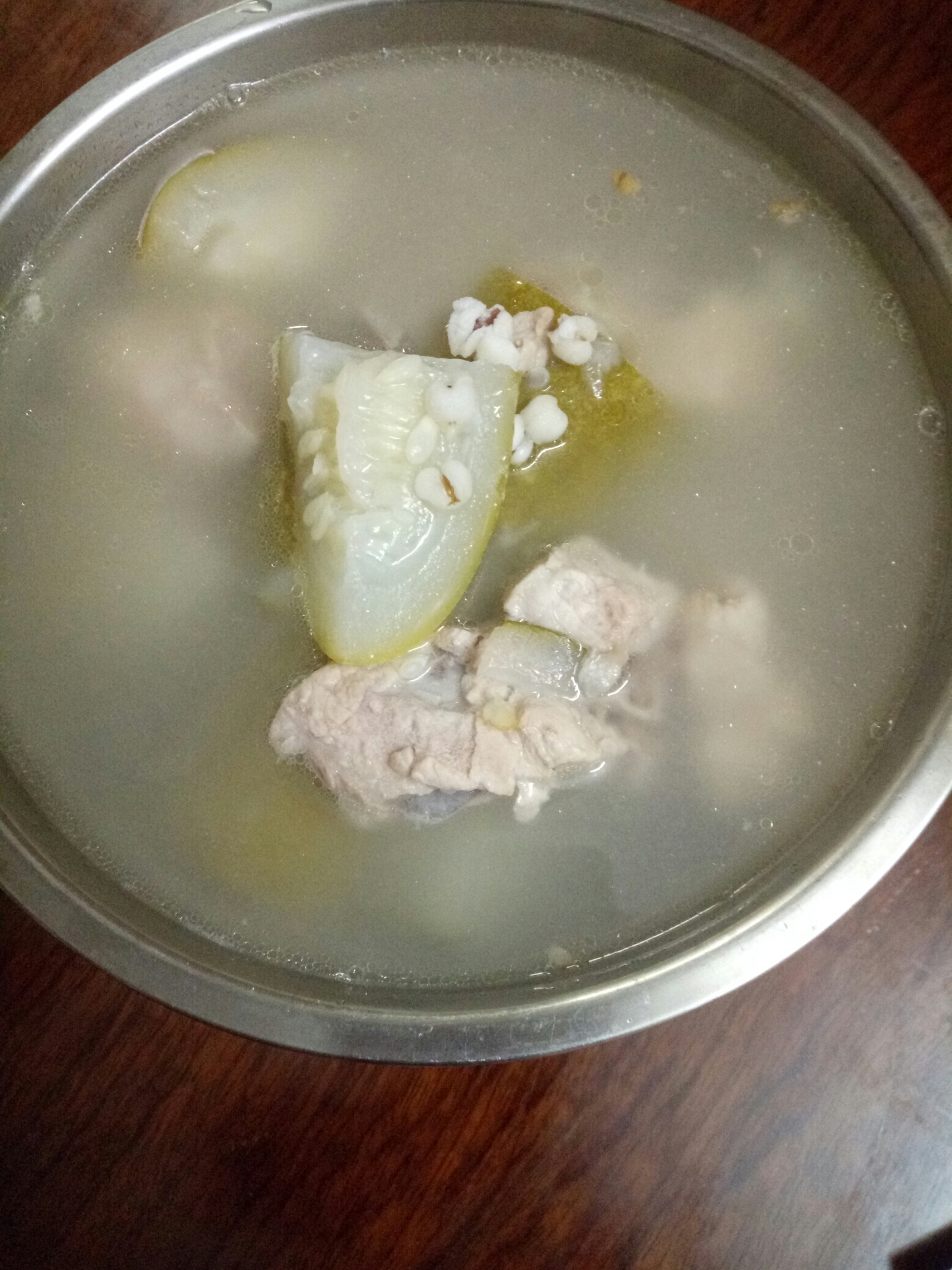 节瓜猪骨汤（夏天汤）的做法 步骤2
