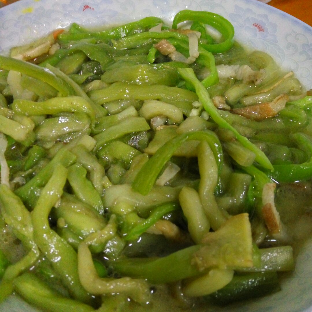 青椒炒茄子