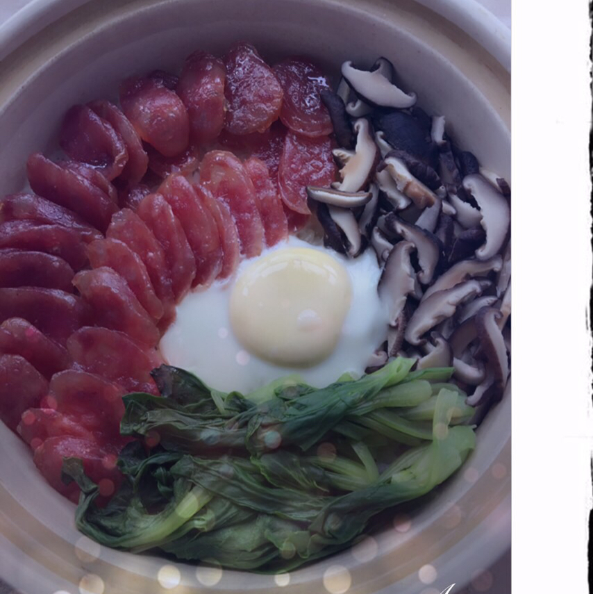香肠煲仔饭