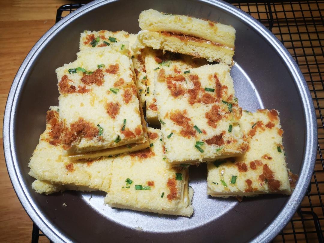 香葱肉松肥蛋糕卷～