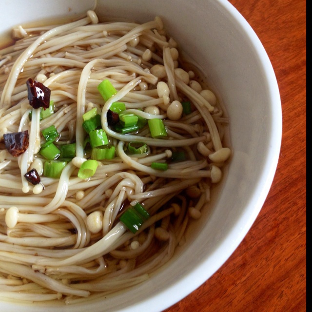 白灼金针菇
